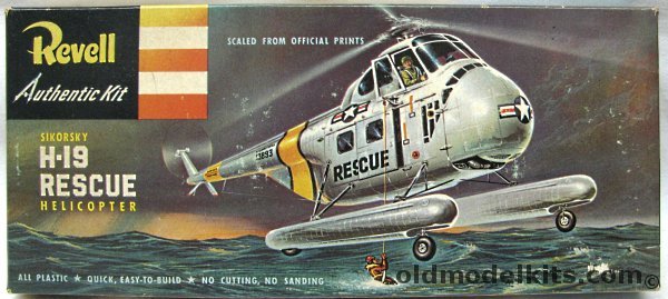 Revell 1/48 Sikorsky H-19 Rescue Helicopter - 'S' Kit Great Britain Issue, H227 plastic model kit